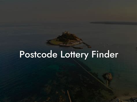 postcode lottery winning postcodes|Postcode Search .